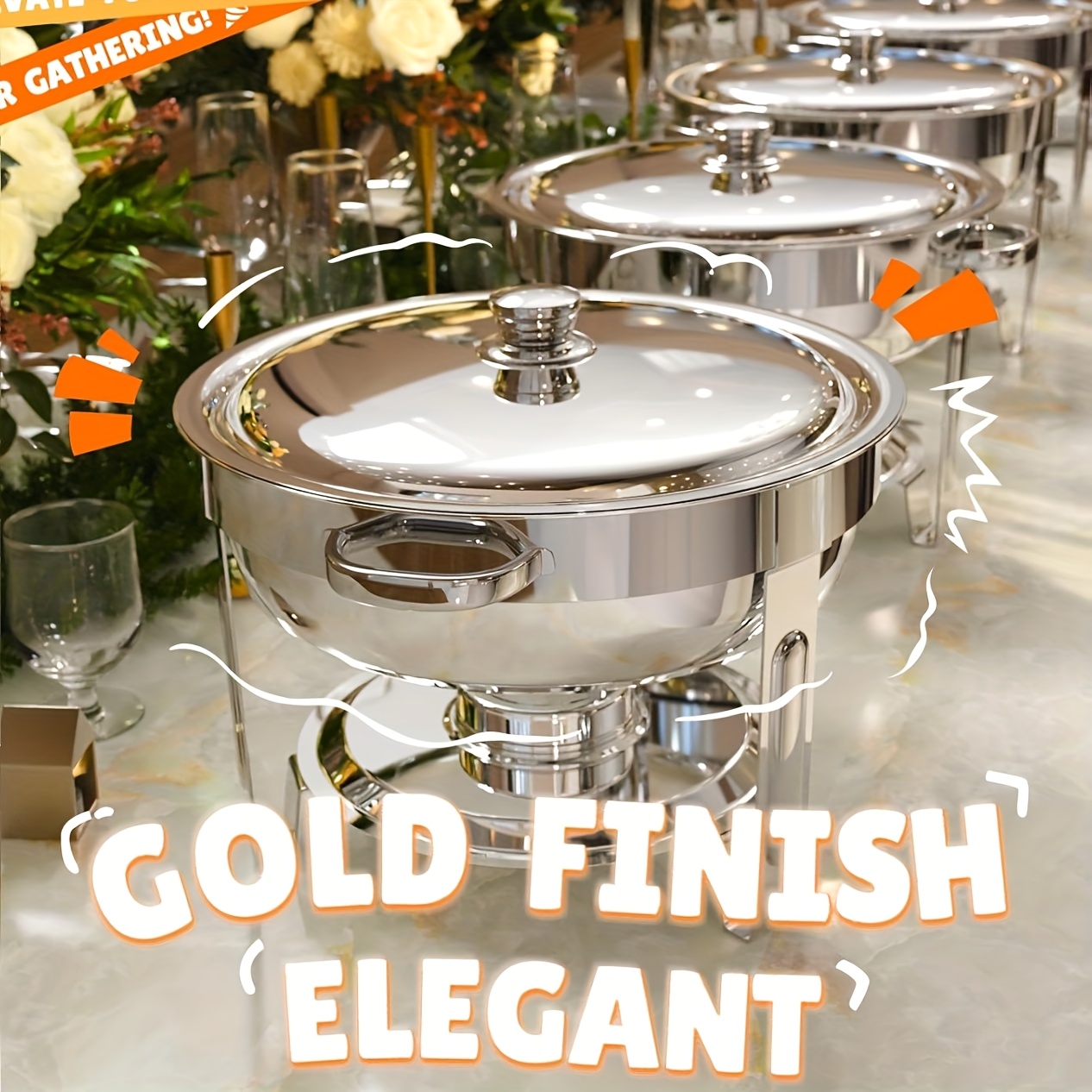 6/9QT Chafing Dishes For Buffe – Event & Party Supply Photos Bewertung und Preis