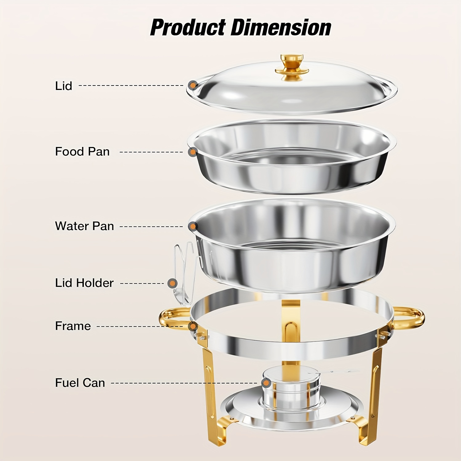 6/9QT Chafing Dishes For Buffe – Event & Party Supply Photos Bewertung und Preis