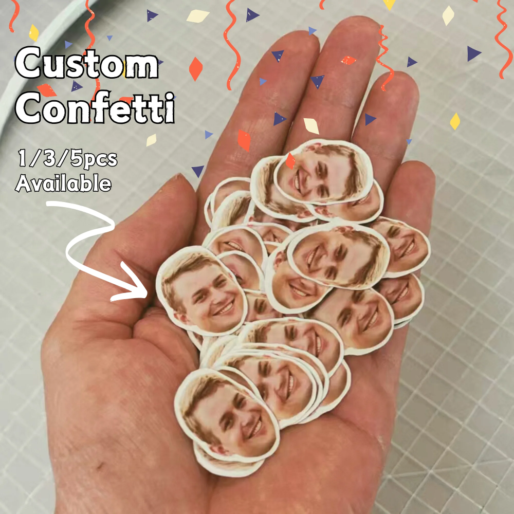 Custom Face Confetti - Persona – Confetti Cannon Tube Bewertung und Preis